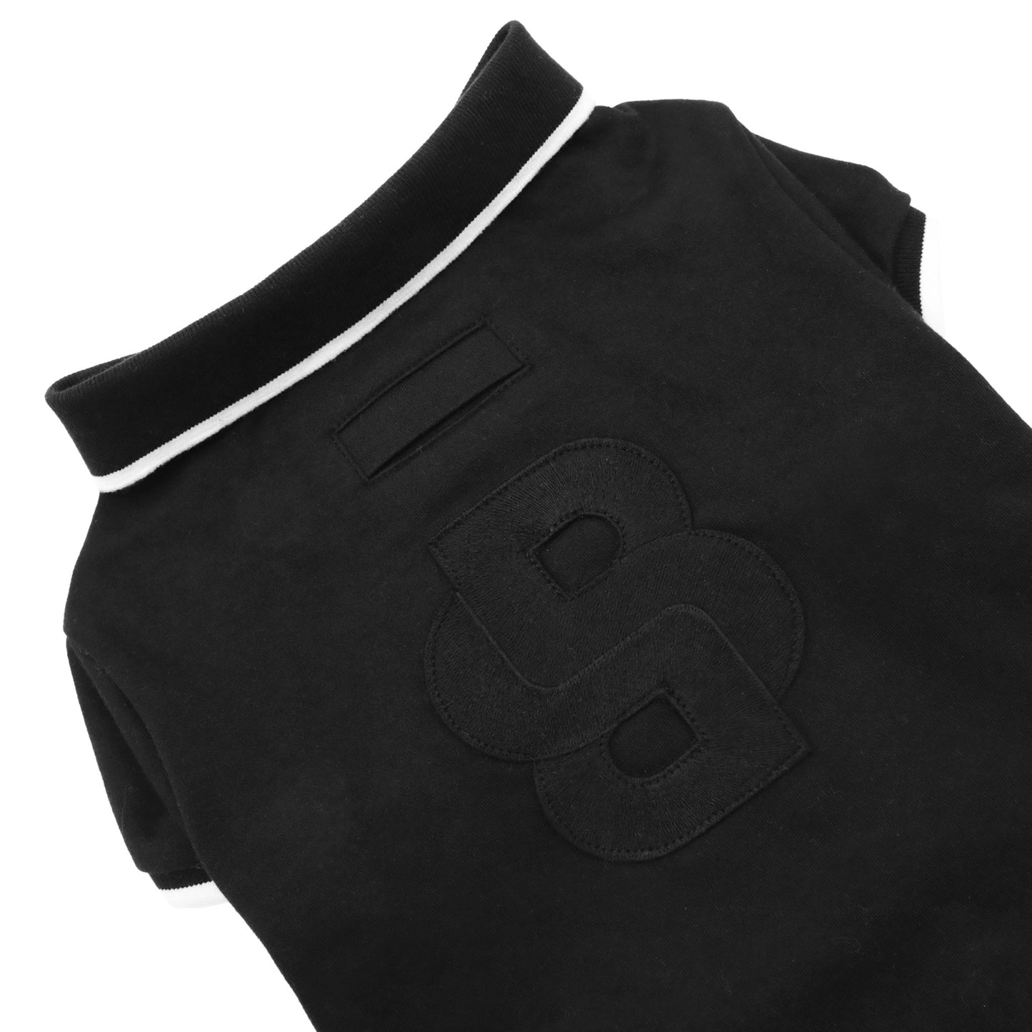 Cat and Dog Polo Shirt in Jet Black
