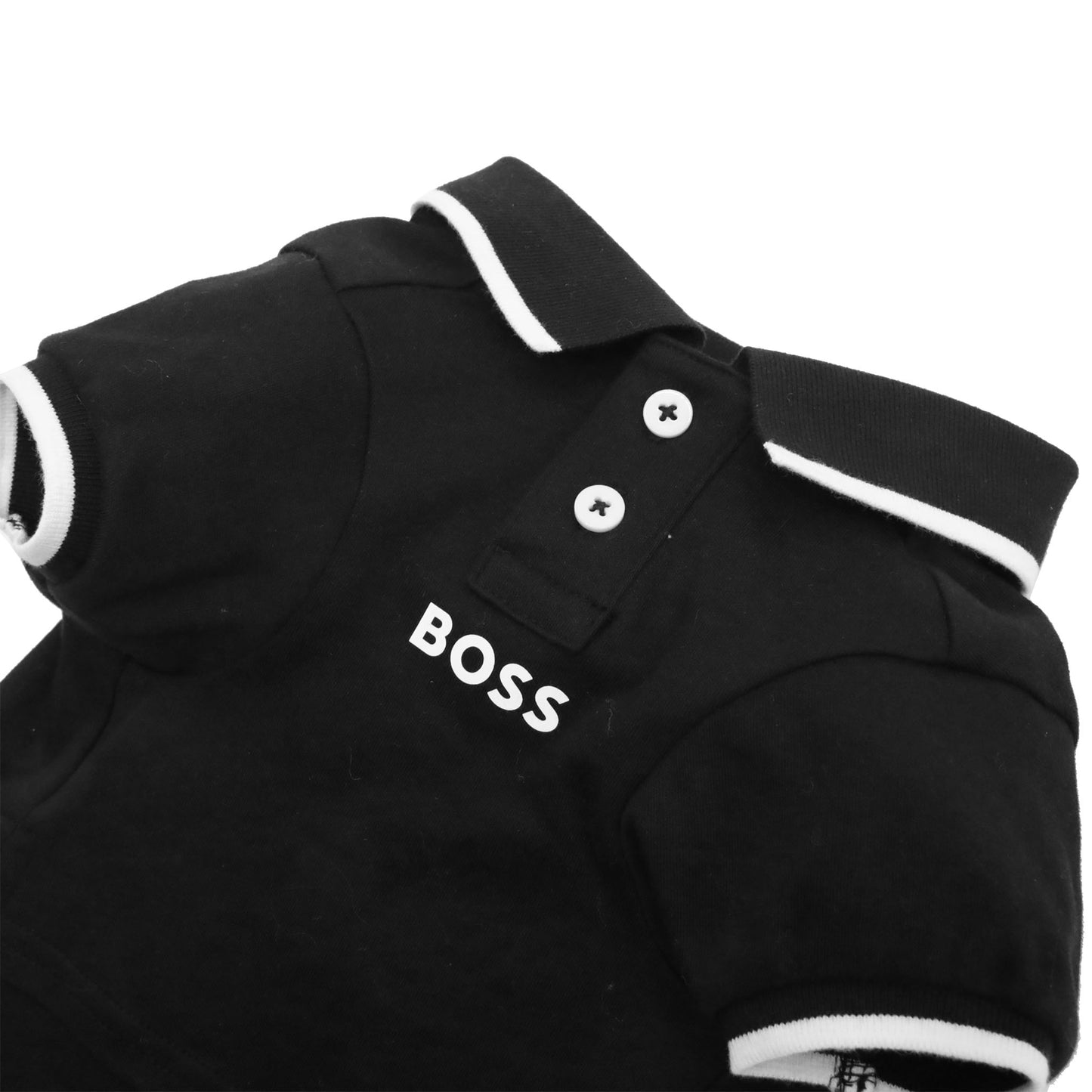 Cat and Dog Polo Shirt in Jet Black