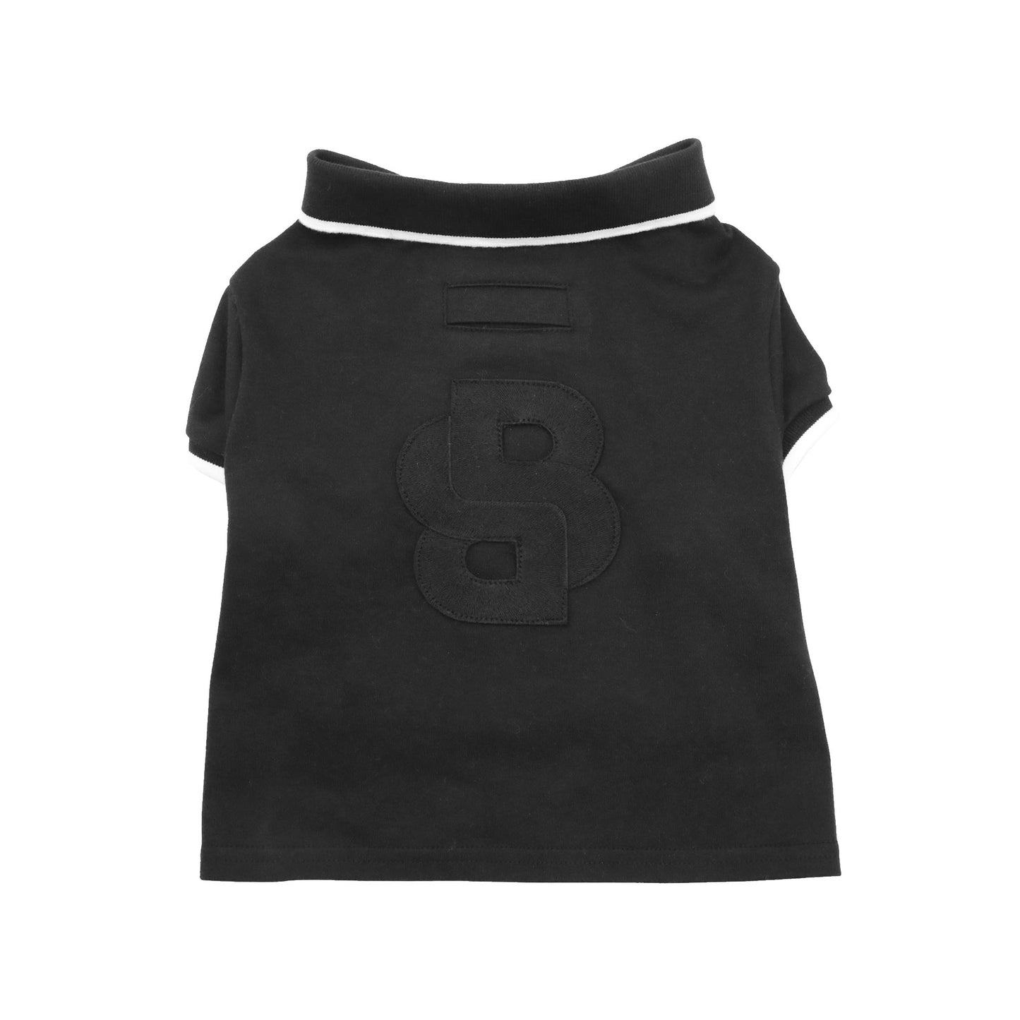 Cat and Dog Polo Shirt in Jet Black