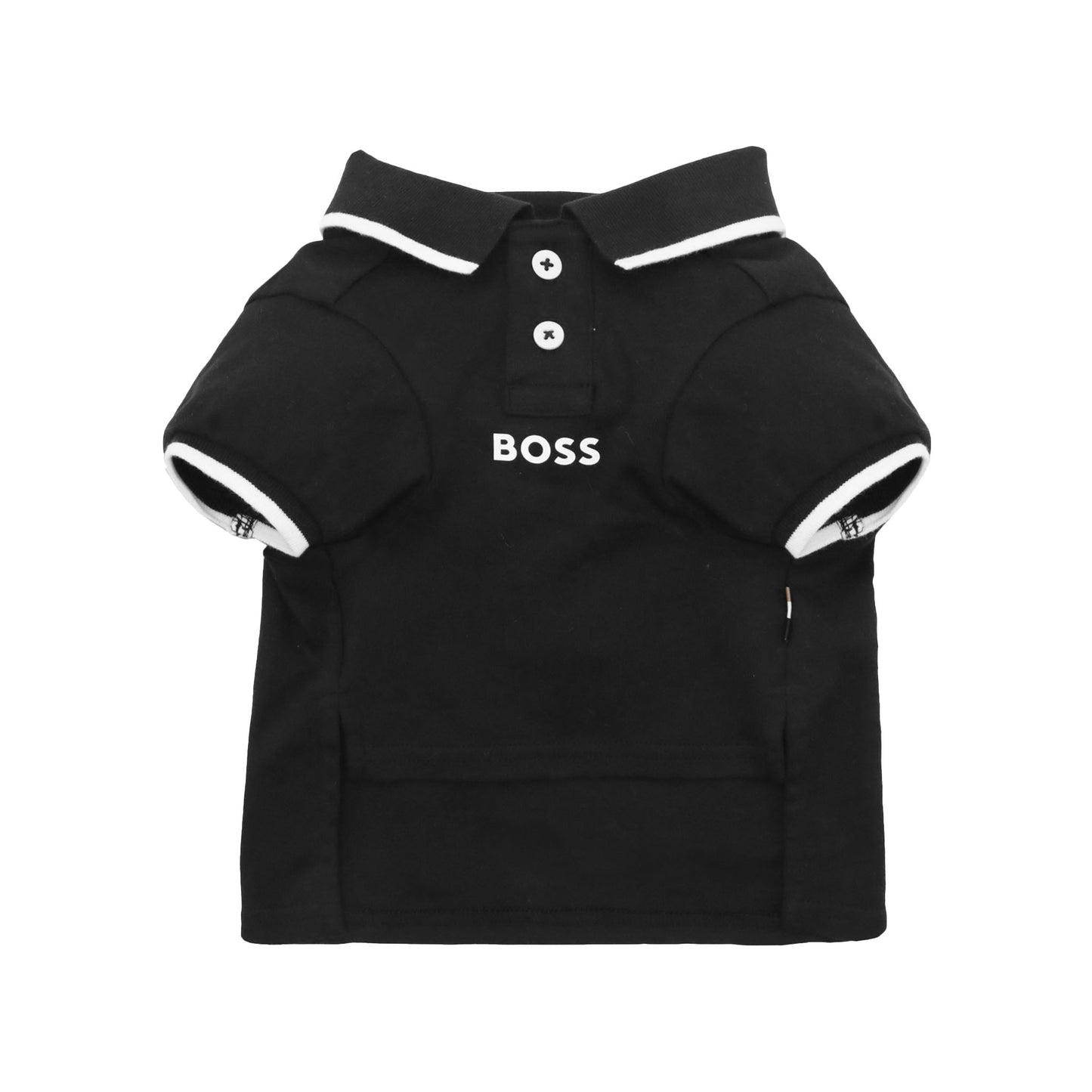 Cat and Dog Polo Shirt in Jet Black