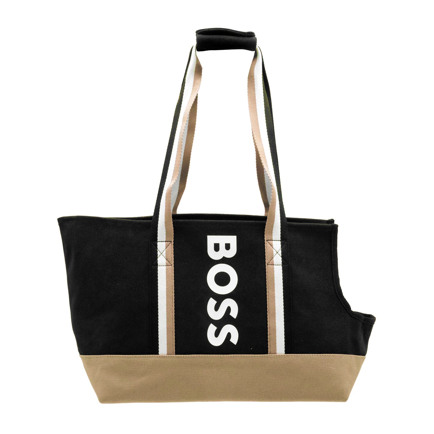 Cat and Dog Tote in Jet Black