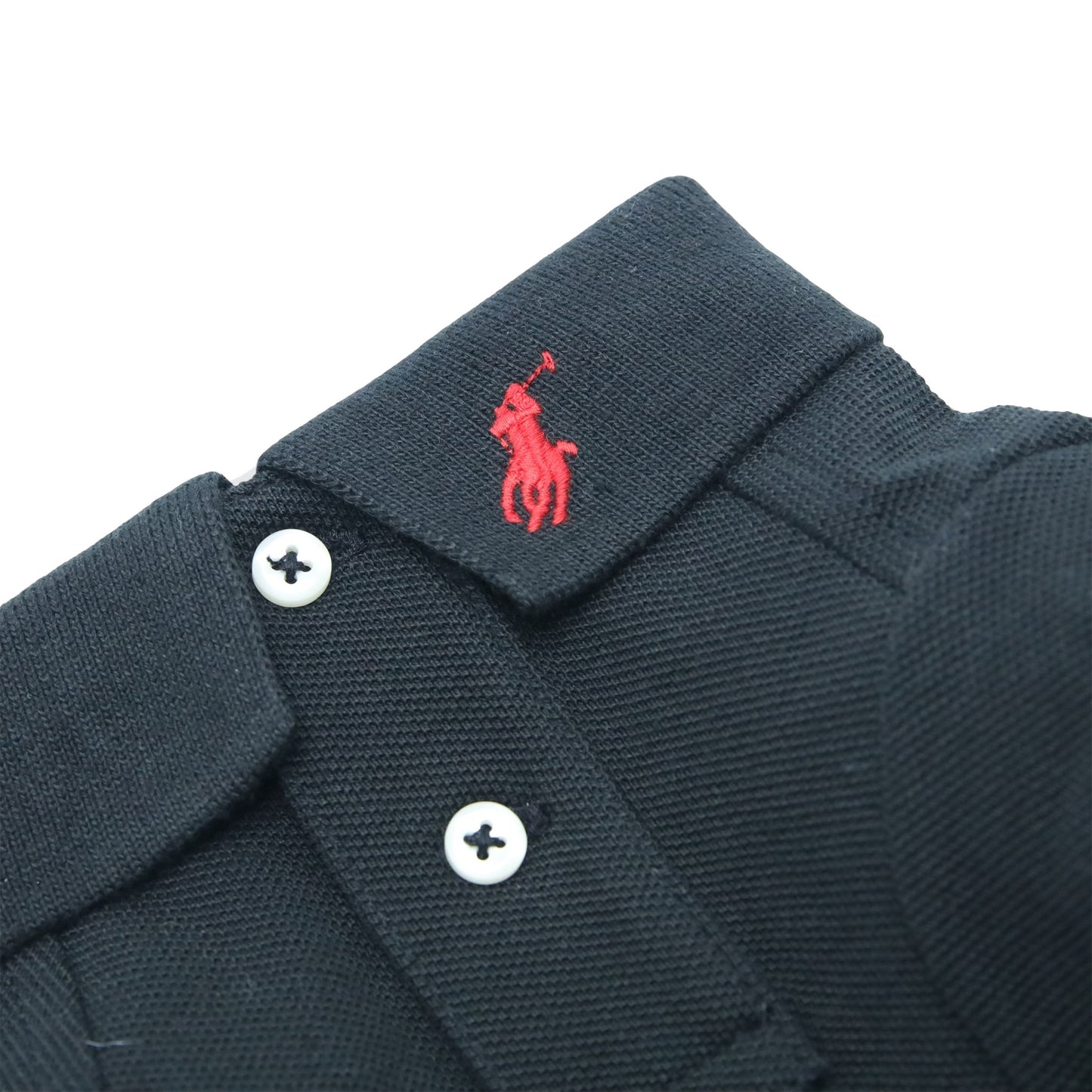 Cotton Mesh Cat and Dog Polo Shirt in Black Size XXXL