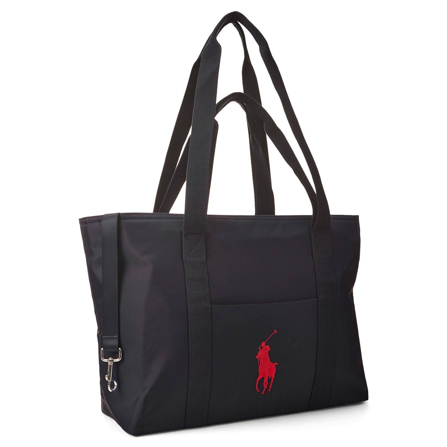 POLO Ralph Lauren Cat and Dogs Woven Tote in Black - Size Large