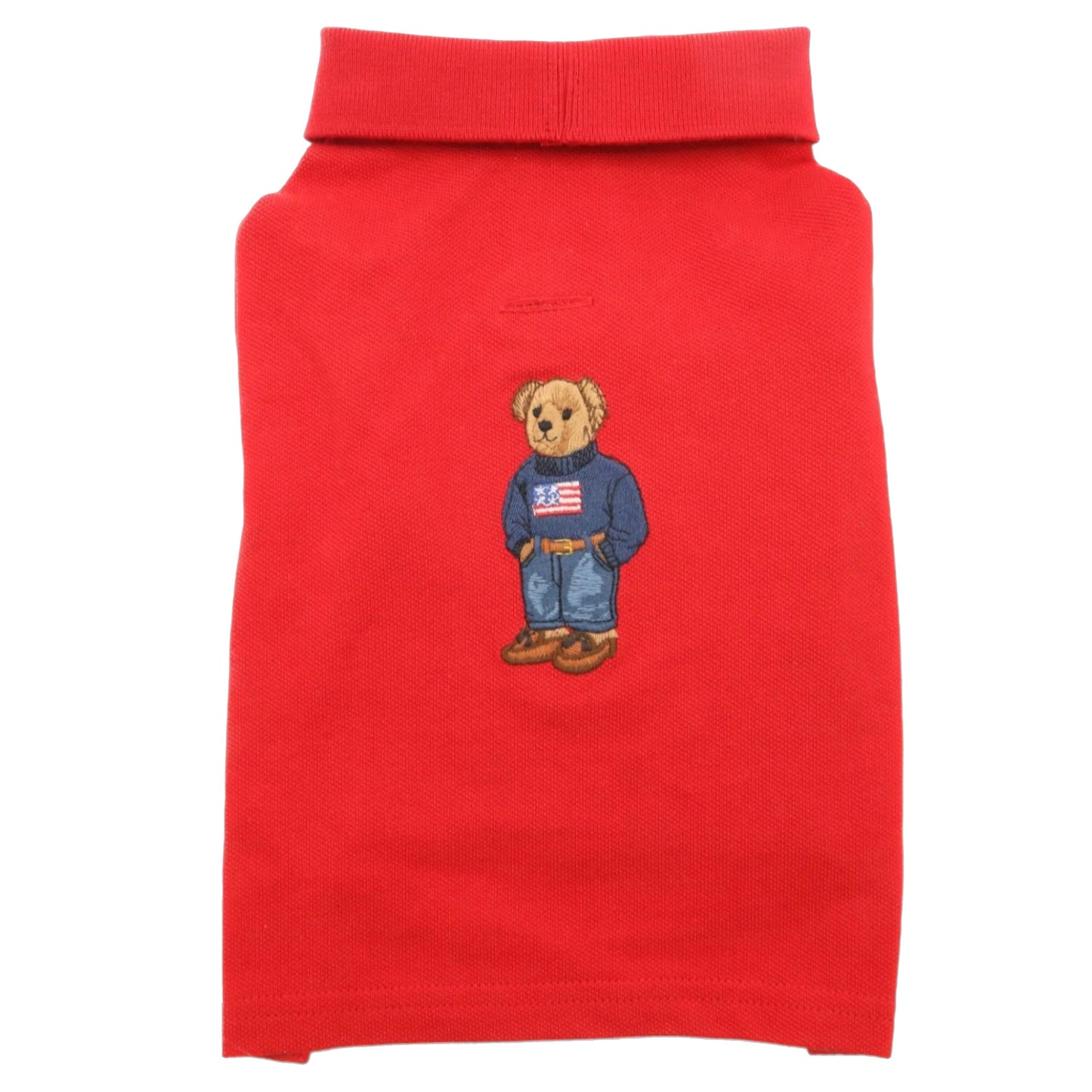 Cat and Dog Polo Bear Shirt in RL2000 Red