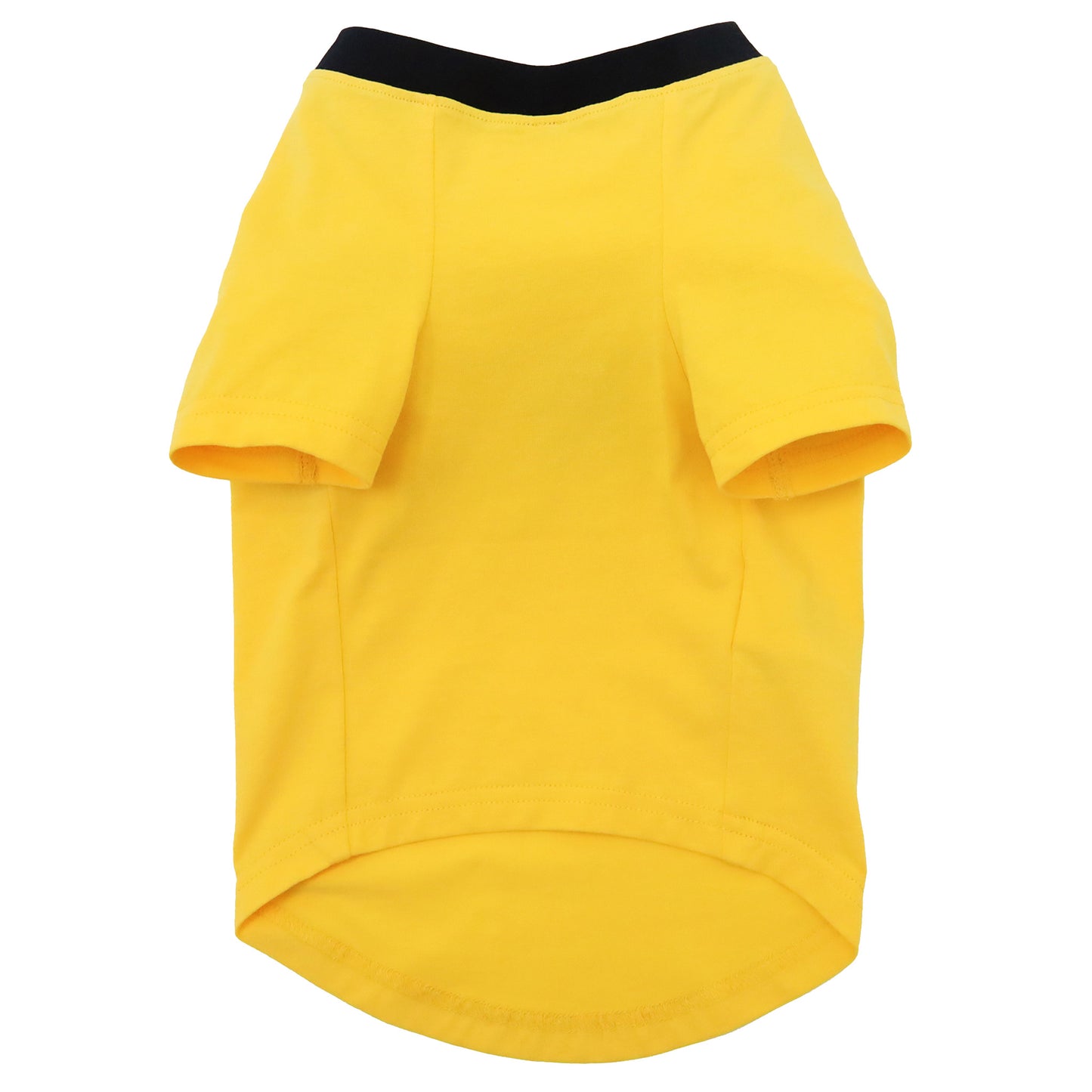 Cat and Dog Core Tee in Primary Yellow