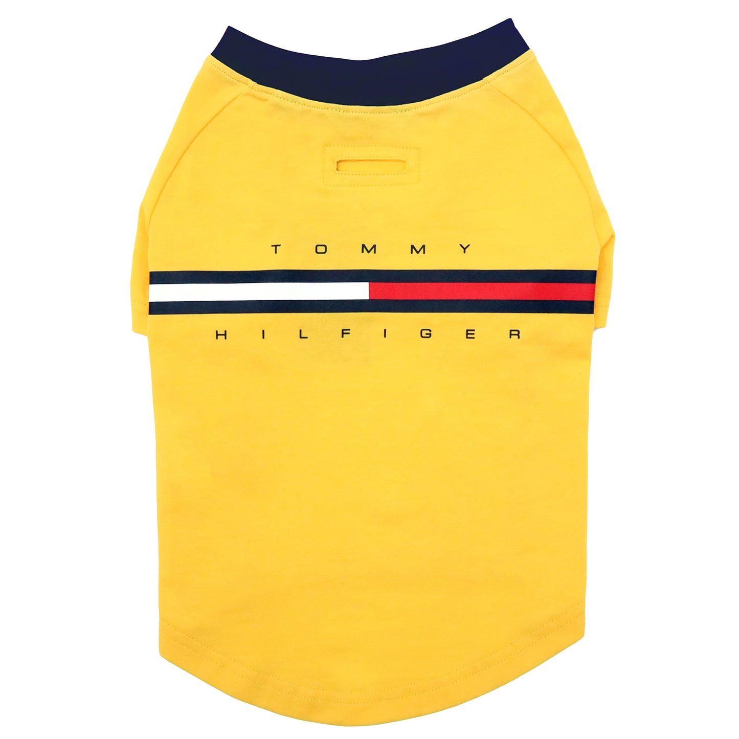 Cat and Dog Core Tee in Primary Yellow