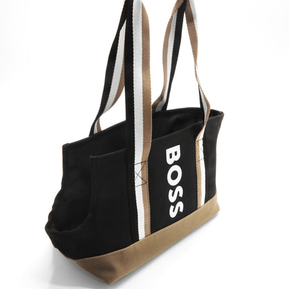 Cat and Dog Tote in Jet Black