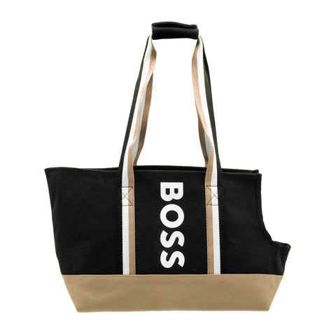 Cat and Dog Tote in Jet Black