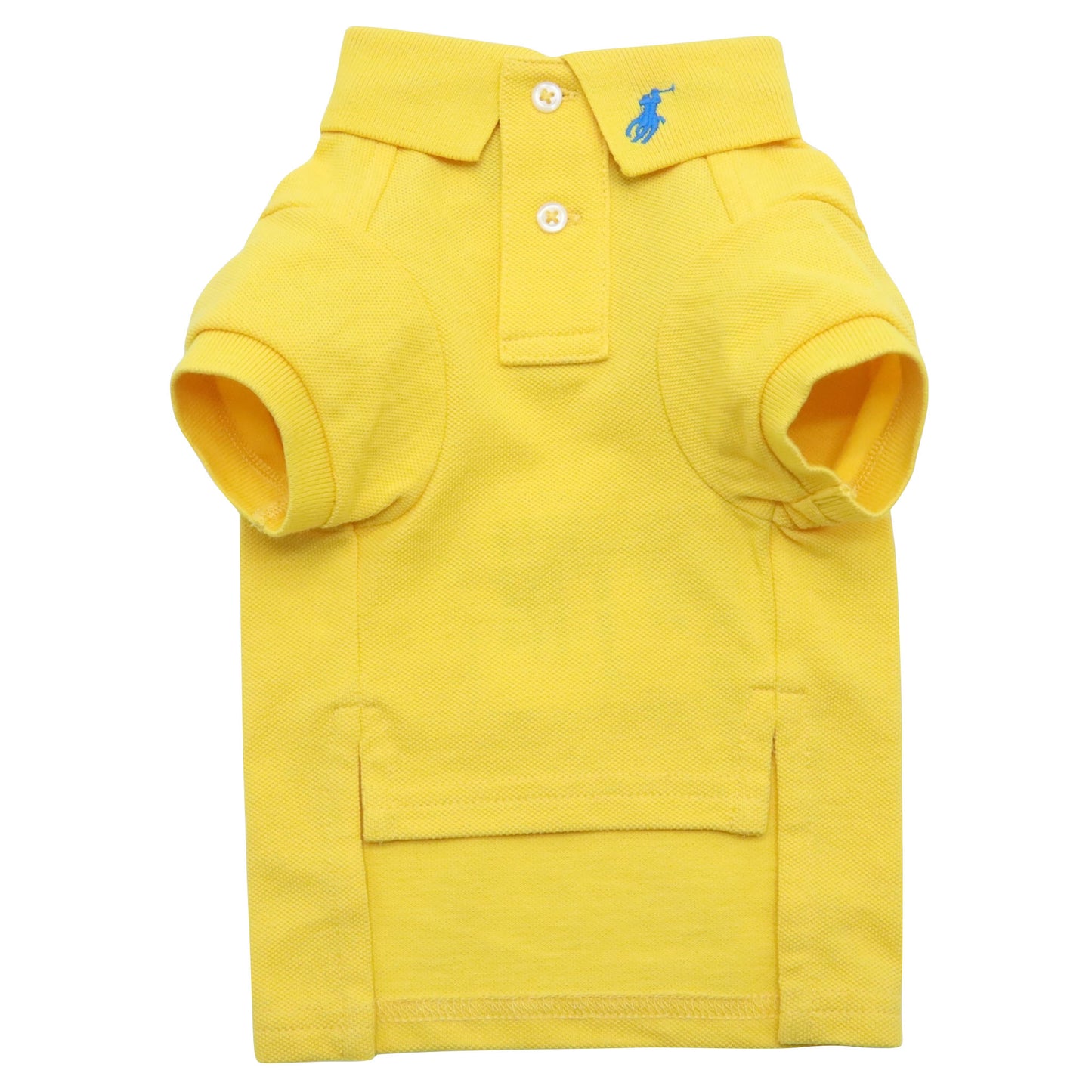 Cotton Mesh Cat and Dog Polo Shirt in Yellowfin Size XXXL