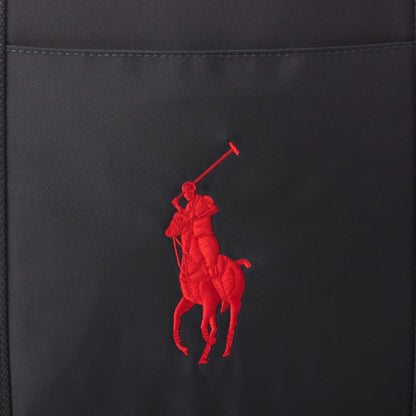 POLO Ralph Lauren Cat and Dogs Woven Tote in Black - Size Large