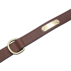 Leather Leash in Vintage Tan