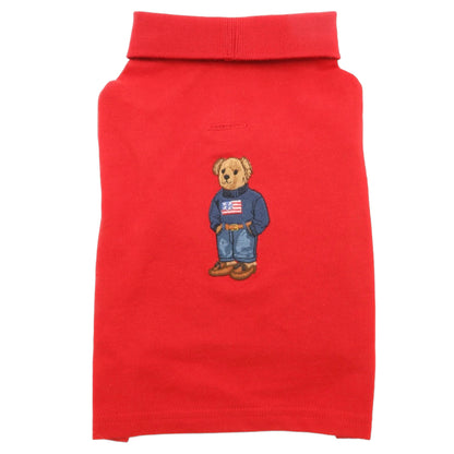 Cat and Dog Dogs Polo Bear Shirt - Red