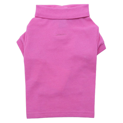 Cotton Mesh Cat and Dog Polo Shirt - Classic Pink