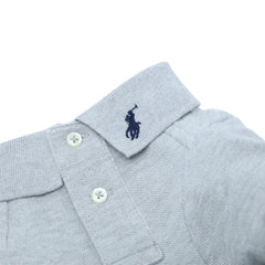 Cotton Mesh Cat and Dog Polo Shirt in Andover Heather