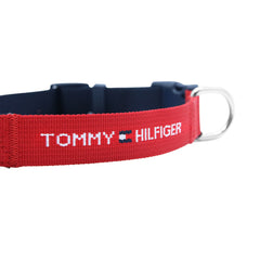 Cat and Dog Core Webbing Collar in Primary Red/Navy