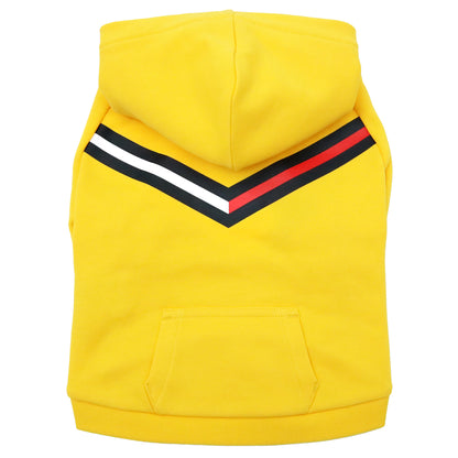 Cat and Dog Core Hoodie - Yellow