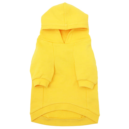 Cat and Dog Core Hoodie - Yellow