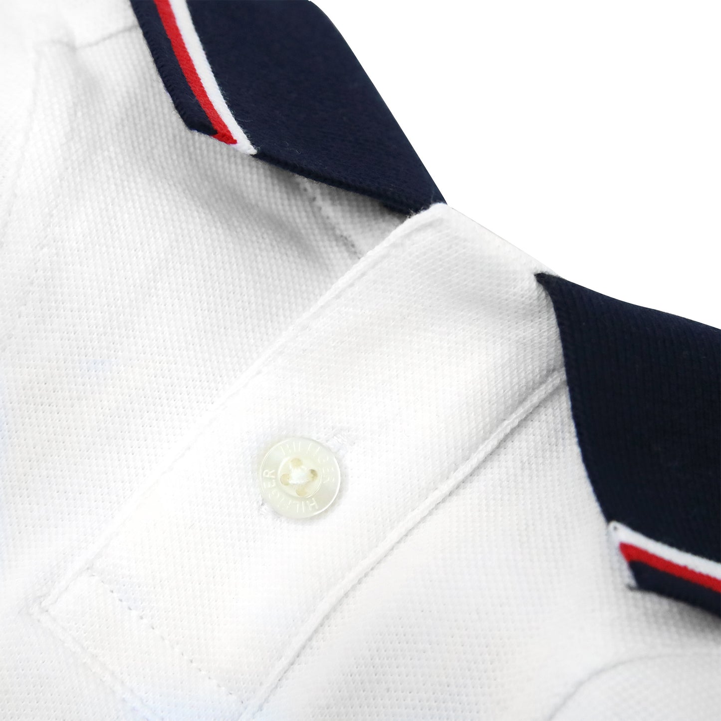 Cat and Dog Core Polo in TH Optic White/Desert Sky